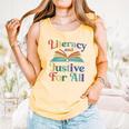 Literacy Justice For All Stop Book Banning Protect Librarian Comfort Colors Tank Top Grey Literacy Justice For All Stop Book Banning Protect Librarian Comfort Colors Tank Top Grey