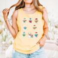 Literary Winter Reading Snowmen Cozy Book Lover Pattern Comfort Colors Tank Top Grey Literary Winter Reading Snowmen Cozy Book Lover Pattern Comfort Colors Tank Top Grey