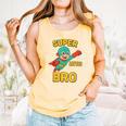 Little Cute Superhero Brother Comic Book Baby Bro Comfort Colors Tank Top Grey Little Cute Superhero Brother Comic Book Baby Bro Comfort Colors Tank Top Grey