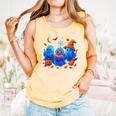 Little Ghost Coffee Tee Spooky Season Ghost Reading Book Comfort Colors Tank Top Grey