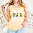 This Little Leprechaun Likes To Read St Patrick's Day Book Comfort Colors Tank Top Grey