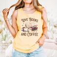 Love Books And Coffee Books Reading Coffee Drinking Comfort Colors Tank Top Grey Love Books And Coffee Books Reading Coffee Drinking Comfort Colors Tank Top Grey