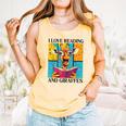 Love Reading And Giraffes Cute Giraffe Reading Book Lovers Comfort Colors Tank Top Grey Love Reading And Giraffes Cute Giraffe Reading Book Lovers Comfort Colors Tank Top Grey