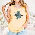 Manatee Reading Book Bookworm Manatees Ocean Animal Lover Comfort Colors Tank Top Grey