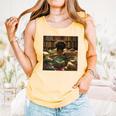 Melanin Afro Women Educated Reading Book History Girls Comfort Colors Tank Top Grey