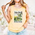 Moby Dick Book Cover Illustration Comfort Colors Tank Top Grey