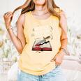 Murder Mystery And a Cup Of Tea Book Humor Comfort Colors Tank Top Grey