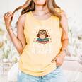 If You Need Me Owl Be Reading Cute Owl Book Comfort Colors Tank Top Grey