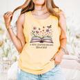 a New Chapter Begins Retired 2025 Floral Book Retirement Comfort Colors Tank Top Grey a New Chapter Begins Retired 2025 Floral Book Retirement Comfort Colors Tank Top Grey