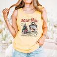 North Pole Book Club Book Lover Bookish Bookworm Christmas Comfort Colors Tank Top Grey