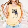 Otter Cute Read Reading Book Librarian Across America Kids Comfort Colors Tank Top Grey