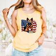 Patriotic German Shepherd Dog Books Baseball American Flag Comfort Colors Tank Top Grey Patriotic German Shepherd Dog Books Baseball American Flag Comfort Colors Tank Top Grey