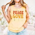 Peace Love Books Men Women Comfort Colors Tank Top Grey