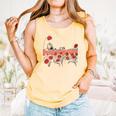 Poppy Field Wizard Of Oz Cowardly Brave Lion Book Comfort Colors Tank Top Grey