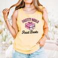 Pretty Girls Read Books Bookworm Book Lover Teacher Comfort Colors Tank Top Grey