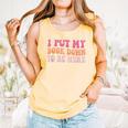 I Put My Book Down To Be Here Book Lover Book Nerd Comfort Colors Tank Top Grey