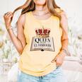 Queen Of The Classroom Appreciation Royal Crown Book Comfort Colors Tank Top Grey
