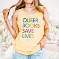 Queer Books Save Lives Read Banned Books LGBTQIA Books Comfort Colors Tank Top Grey Queer Books Save Lives Read Banned Books LGBTQIA Books Comfort Colors Tank Top Grey