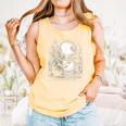 Rabbit Reading Book Full Moon Lake Scenery Comfort Colors Tank Top Grey Rabbit Reading Book Full Moon Lake Scenery Comfort Colors Tank Top Grey