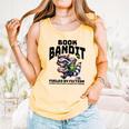 Racoon-Bookworm-Book Bandit-Fueled By Fiction Comfort Colors Tank Top Grey