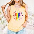 Rainbow Book With Stars And Moon Phases Gay Pride LGBT Comfort Colors Tank Top Grey