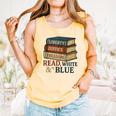 Read Blue Liberty Books July 4th Independence Comfort Colors Tank Top Grey Read Blue Liberty Books July 4th Independence Comfort Colors Tank Top Grey