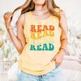 Read Read Read Read Book Lover Reading Bookworm Reader Comfort Colors Tank Top Grey