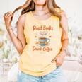 Read Books And Drink Coffee Cozy Book Lover Comfort Colors Tank Top Grey Read Books And Drink Coffee Cozy Book Lover Comfort Colors Tank Top Grey