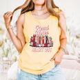Read Your Heart Out Book Lover Reading Enthusiasts Floral Comfort Colors Tank Top Grey
