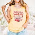 Read Your Heart Out Teacher Valentines Day Book Lover Comfort Colors Tank Top Grey