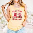 Read Your Heart Out Valentine Teacher Book Lover Comfort Colors Tank Top Grey