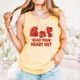 Read Your Heart Out Valentine Teacher Bookworm Lover Comfort Colors Tank Top Grey Read Your Heart Out Valentine Teacher Bookworm Lover Comfort Colors Tank Top Grey