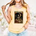 The Reader Tarot Card Book Lover Skeleton Art Goth Style Comfort Colors Tank Top Grey The Reader Tarot Card Book Lover Skeleton Art Goth Style Comfort Colors Tank Top Grey