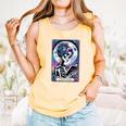 The Reader Tarot Card Reading Skeleton Skull Book Lover Comfort Colors Tank Top Grey The Reader Tarot Card Reading Skeleton Skull Book Lover Comfort Colors Tank Top Grey