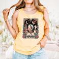 The Reader Tarot Card Shirt Bird Book Lover Bookworm Comfort Colors Tank Top Grey