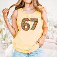 Reading 67 Six Seven Meme Teacher Book Lover Bookshelf Comfort Colors Tank Top Grey