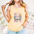 Reading Axolotl Book Lover Wildflowers Comfort Colors Tank Top Grey Reading Axolotl Book Lover Wildflowers Comfort Colors Tank Top Grey
