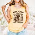 Reading Book Lover Made To Read Books Forces To Read Emails Comfort Colors Tank Top Grey