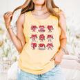 Reading Heart Book Valentines Day Teacher Women Girl Comfort Colors Tank Top Grey
