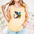 Reading Lover Easily Distracted By Dragons And Books Dragon Comfort Colors Tank Top Grey