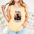 Reading Because Murder Is Wrong Books And Cats Book Lovers Comfort Colors Tank Top Grey