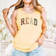 Reading Tee Read Books Teacher Librarian Book Lover Bookworm Comfort Colors Tank Top Grey