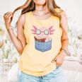 Readsalotl Axolotl Reading Book Lover Reading Pocket Axolotl Comfort Colors Tank Top Grey Readsalotl Axolotl Reading Book Lover Reading Pocket Axolotl Comfort Colors Tank Top Grey