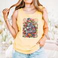Retro Floral Red & Booked Library Reading 4th Of July Comfort Colors Tank Top Grey Retro Floral Red & Booked Library Reading 4th Of July Comfort Colors Tank Top Grey