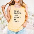 Retro Gym Book Lover Read Books Lift Heavy Pet Dogs Comfort Colors Tank Top Grey Retro Gym Book Lover Read Books Lift Heavy Pet Dogs Comfort Colors Tank Top Grey