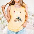 Retro Just A Girl Who Love Dogs Books And Coffee Bookworm Comfort Colors Tank Top Grey