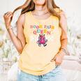 Retro Library Book Fair Queen School Reading Girls Women's Comfort Colors Tank Top Grey Retro Library Book Fair Queen School Reading Girls Women's Comfort Colors Tank Top Grey