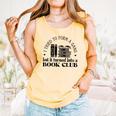 Retro I Tried To Form A Gang But It Turned Into A Book Club Comfort Colors Tank Top Grey Retro I Tried To Form A Gang But It Turned Into A Book Club Comfort Colors Tank Top Grey