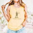 Robin Hood The Archer Book Cover Illustration In Gold Comfort Colors Tank Top Grey