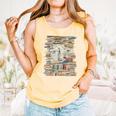 RtY Book Man Graphic Eyes Colorful Art Small Comfort Colors Tank Top Grey